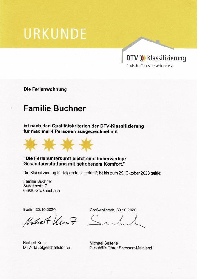 Ferienwohnung Familie Buchner Großheubach Eksteriør bilde